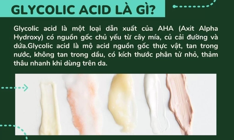 Acid Glycolic - hoạt chất điều trị nám lành tính được chuyên gia khuyên dùng