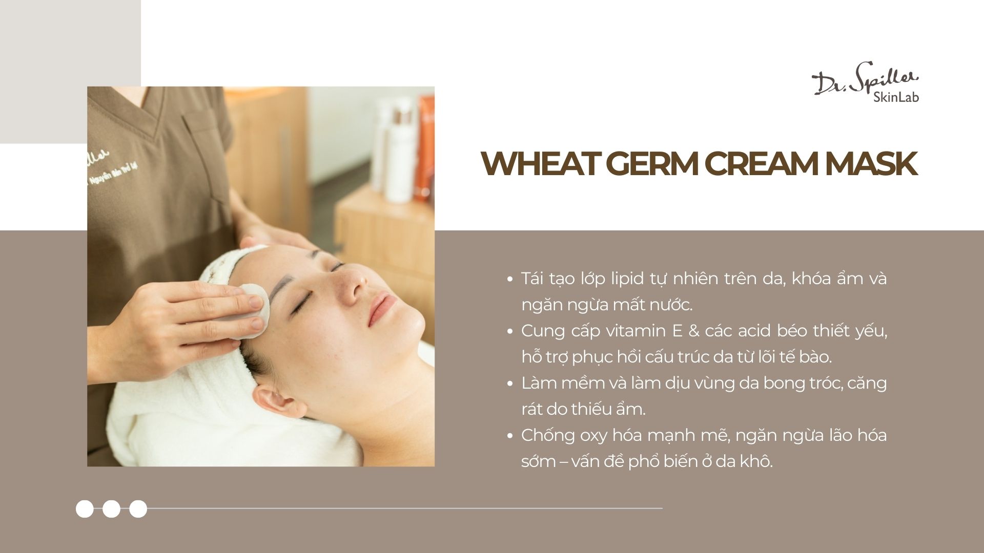 Wheat Germ Cream Mask - Lựa chọn đúng đắn cho làn da da khô, phục hồi sâu, cấp ẩm nhanh