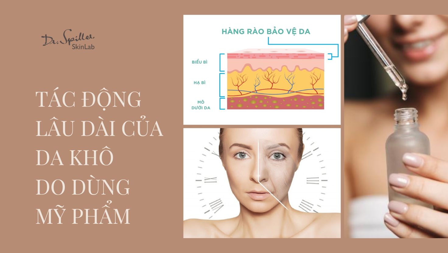 Tác động đáng lo ngại của da khô do dùng mỹ phẩm nếu không được xử lý kịp thời