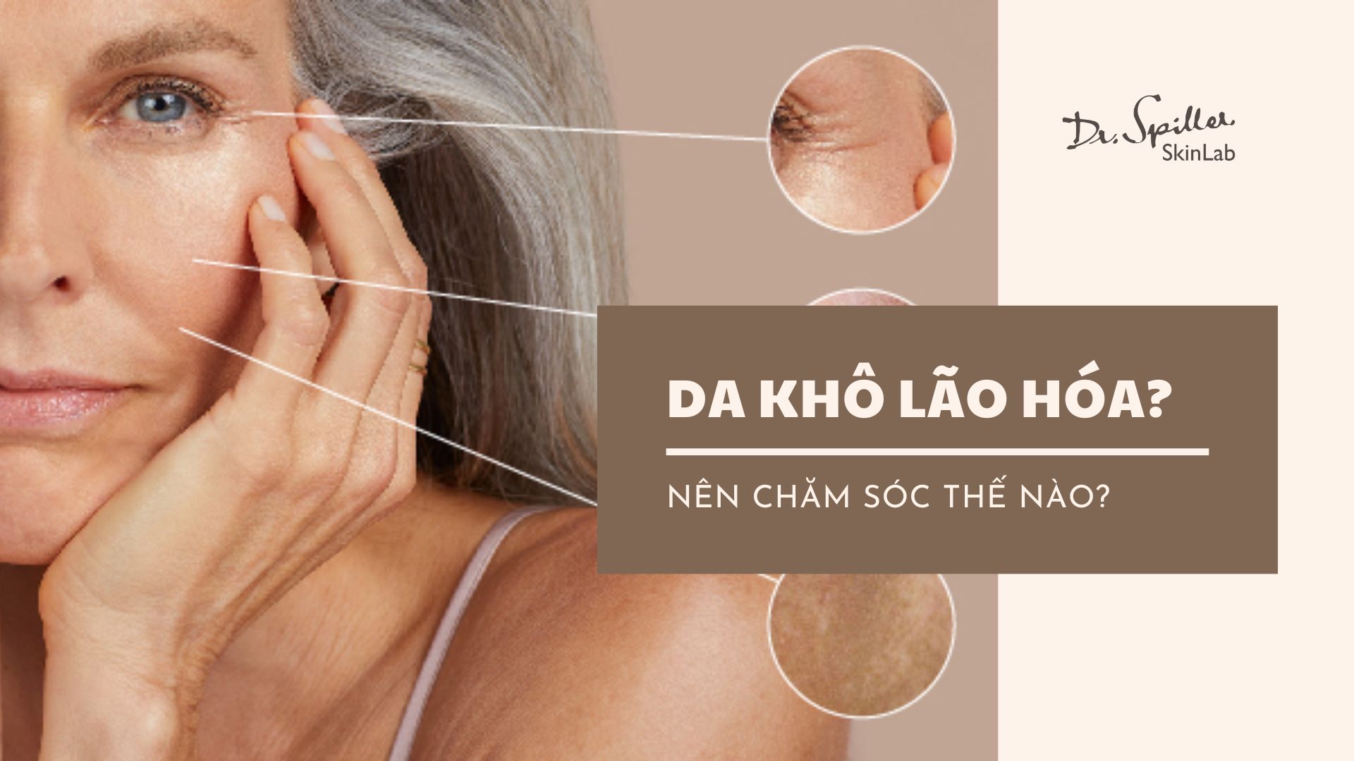 Da khô lão hóa nên chăm sóc thế nào? Có lưu ý gì khi chăm sóc?