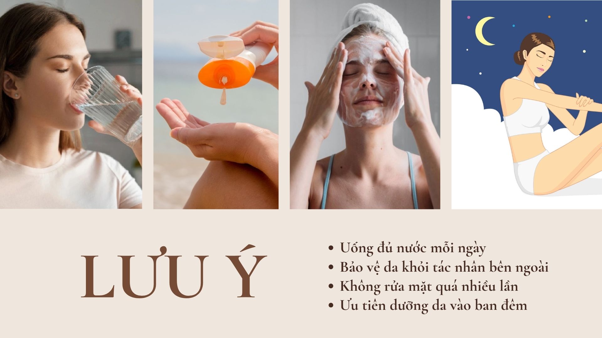 Những lưu ý quan trọng khi chăm sóc da mặt khô thiếu nước hay thiếu ẩm