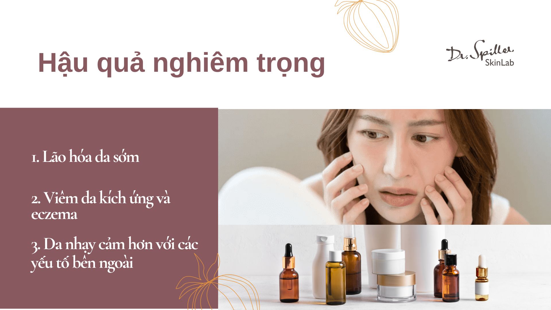 Hậu quả nghiêm trọng khi mắc sai lầm trong chăm sóc da khô