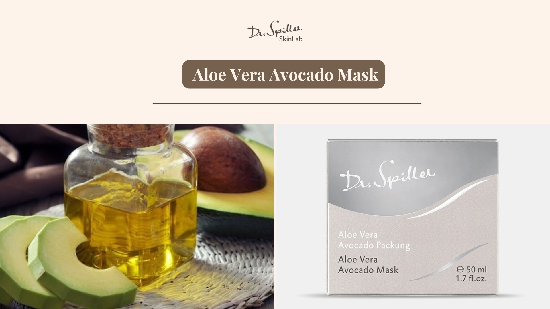 Trị liệu làm dịu và tái cấu trúc da nhạy cảm với Aloe Vera Avocado Mask