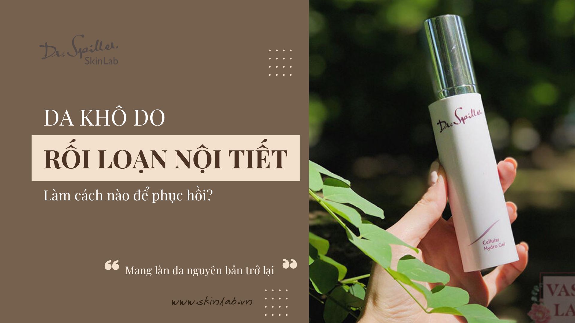 Dấu hiệu nhận biết da khô do rối loạn nội tiết