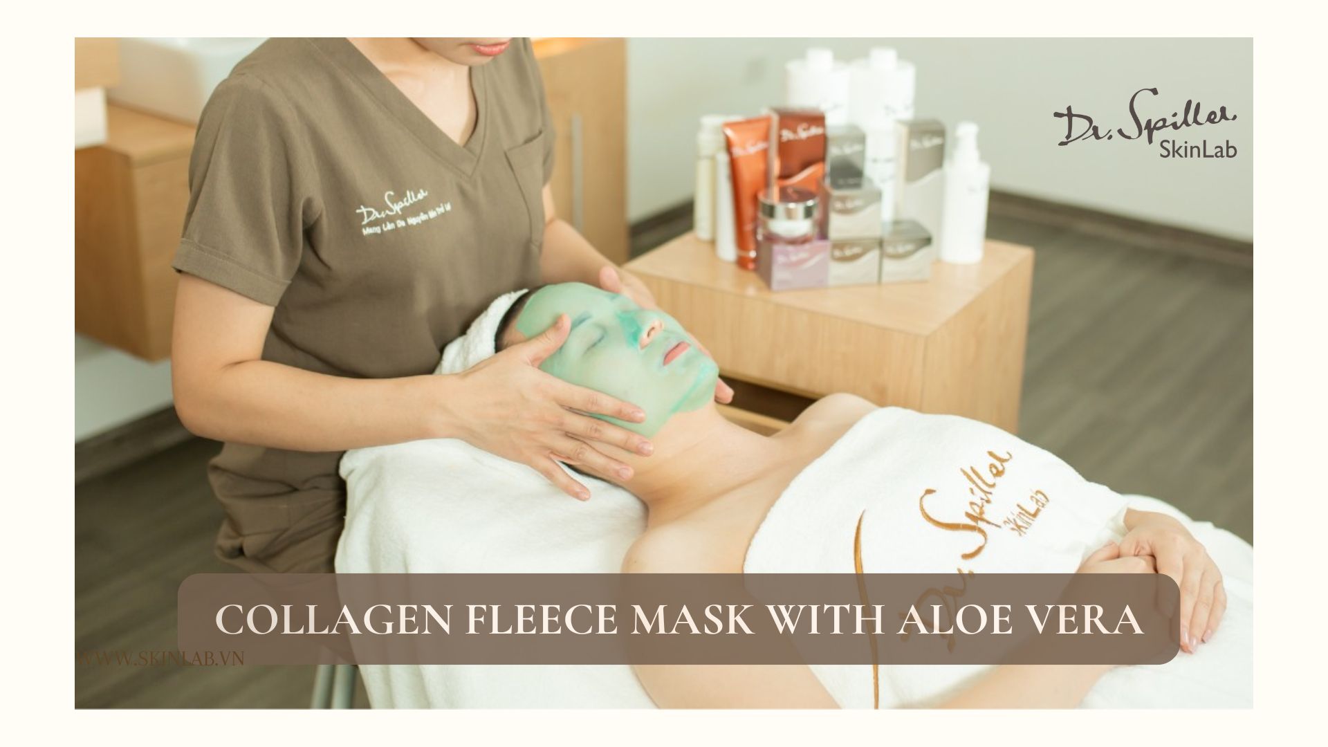 Cải thiện làn da khô do thiếu collagen với Collagen Fleece Mask tại Dr.Spiller Skinlab
