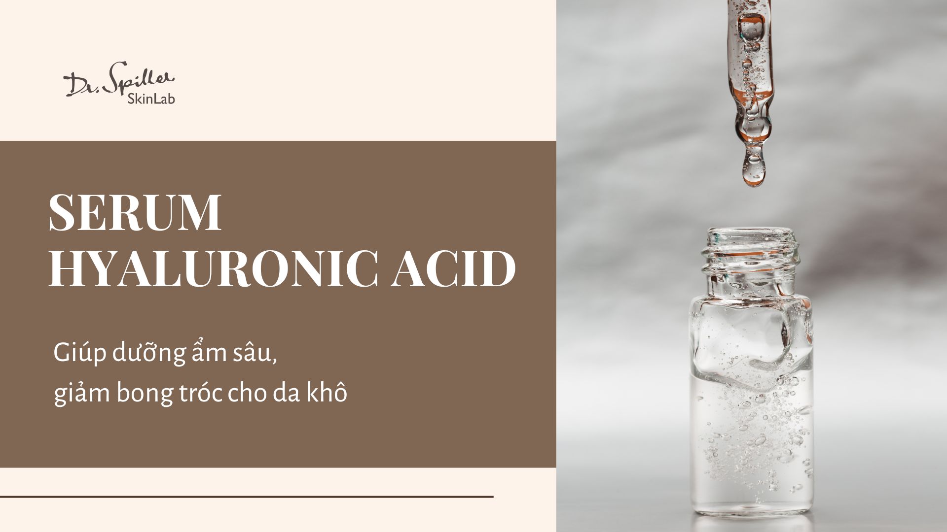 Thành phần chính trong serum HA cho da khô và cơ chế hoạt động