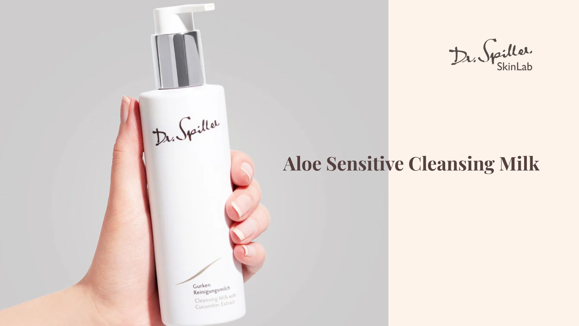 Dr.Spiller Aloe Sensitive Cleansing Milk là sản phẩm ưu thích trong Skincare routine cho da khô