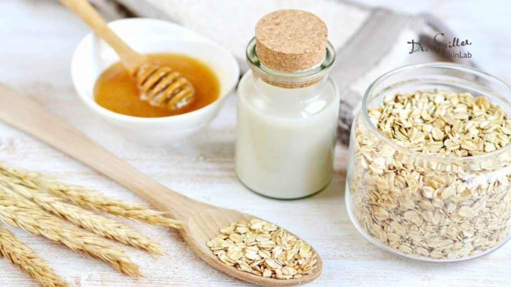 Mặt nạ yến mạch và mật ong nguyên chất