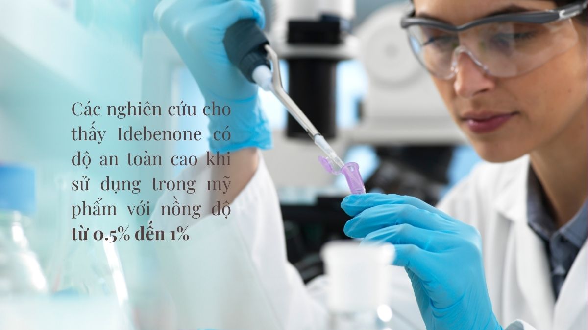 Idebenone trong mỹ phẩm: có thực sự an toàn?