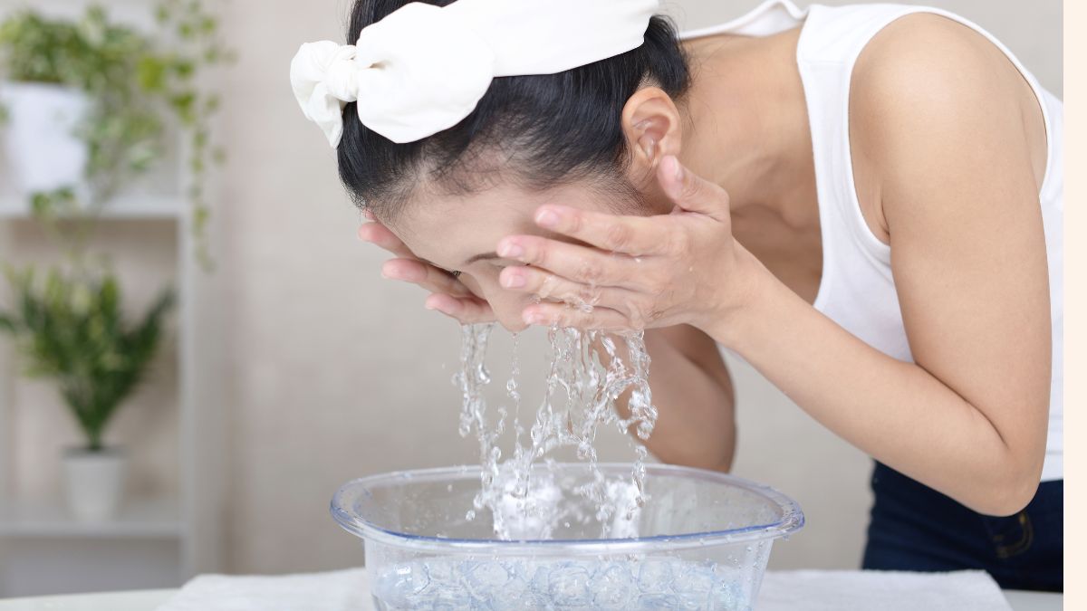 Lợi ích của việc rửa mặt bằng nước đá