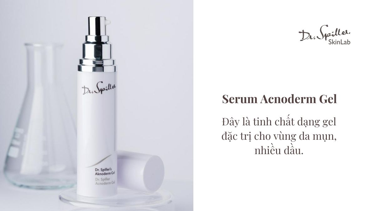 Serum phù hợp với da hỗn hợp thiên dầu có mụn viêm, mụn đầu đen