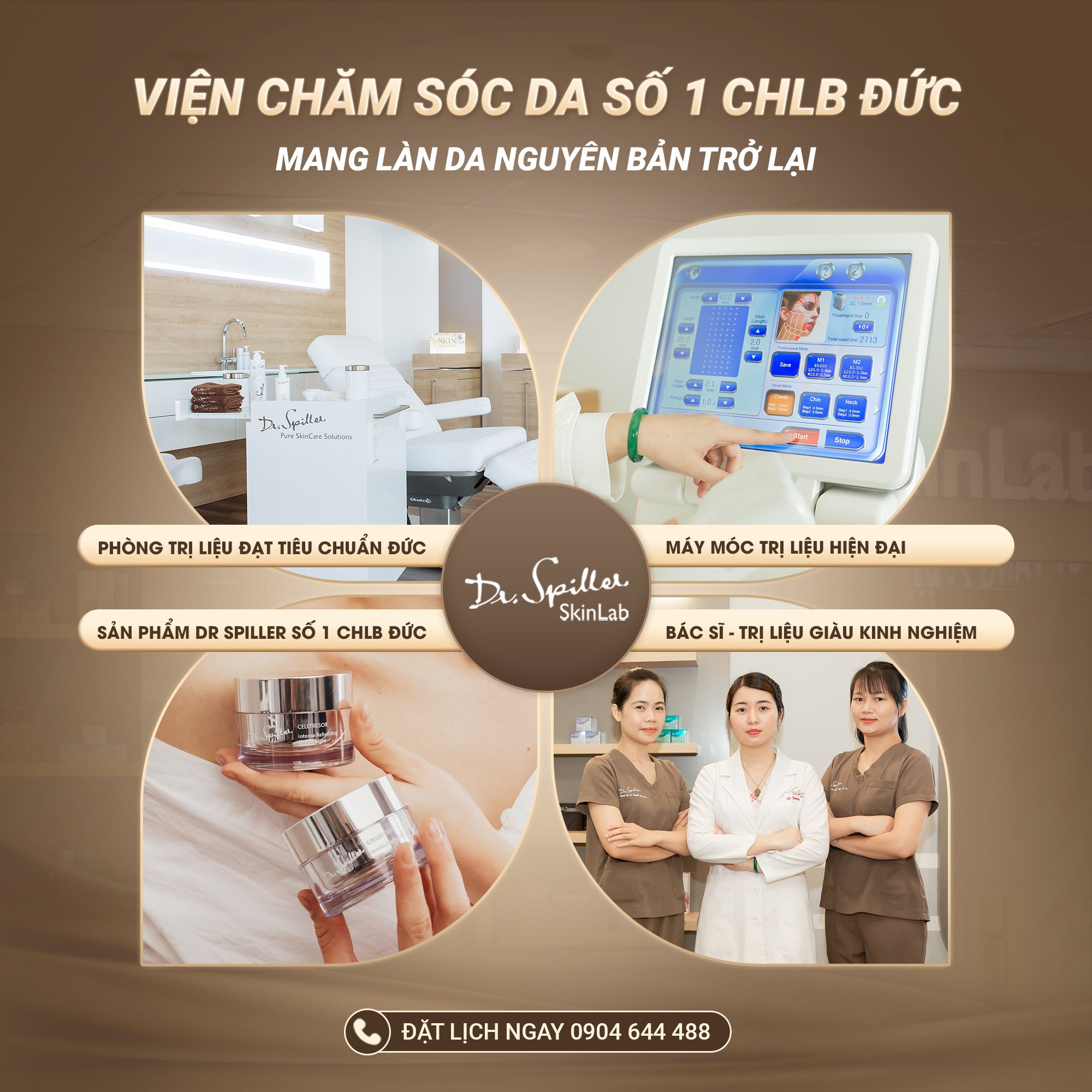 Khám phá liệu trình chăm sóc da xỉn màu, thiếu sức sống tại Dr.Spiller Skinlab