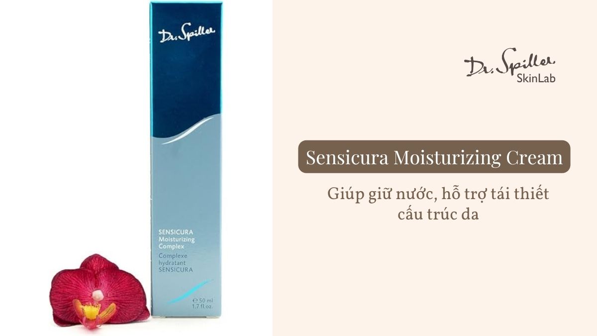 Kết hợp sản phẩm dưỡng ẩm từ Dr-Spiller