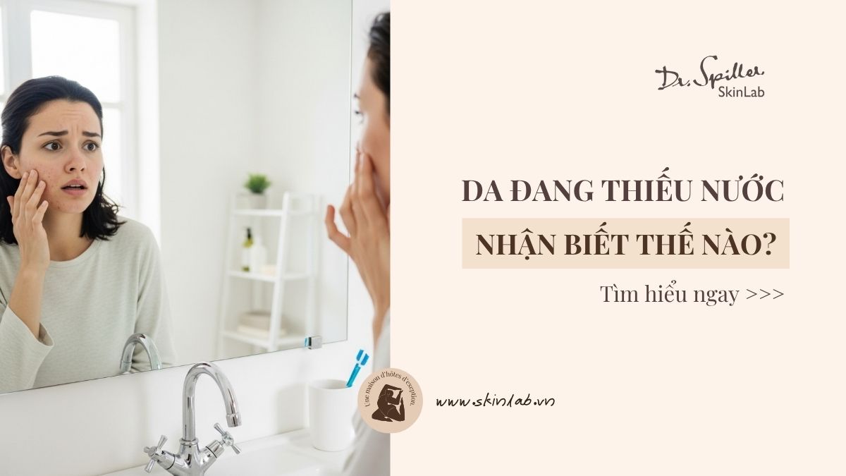 Nhận biết da thiếu nước qua 3 dấu hiệu và hướng cải thiện
