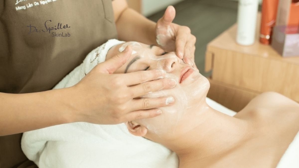 Liệu trình mặt nạ thiên nhiên hỗ trợ Ectoin tại Dr-spiller Skinlab