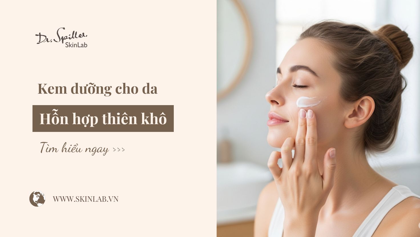kem dưỡng da hỗn hợp thiên khô