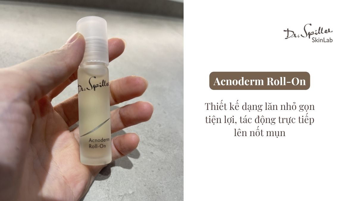 Các sản phẩm Dr Spiller phù hợp sử dụng khi bổ sung kẽm trị mụn nội tiết