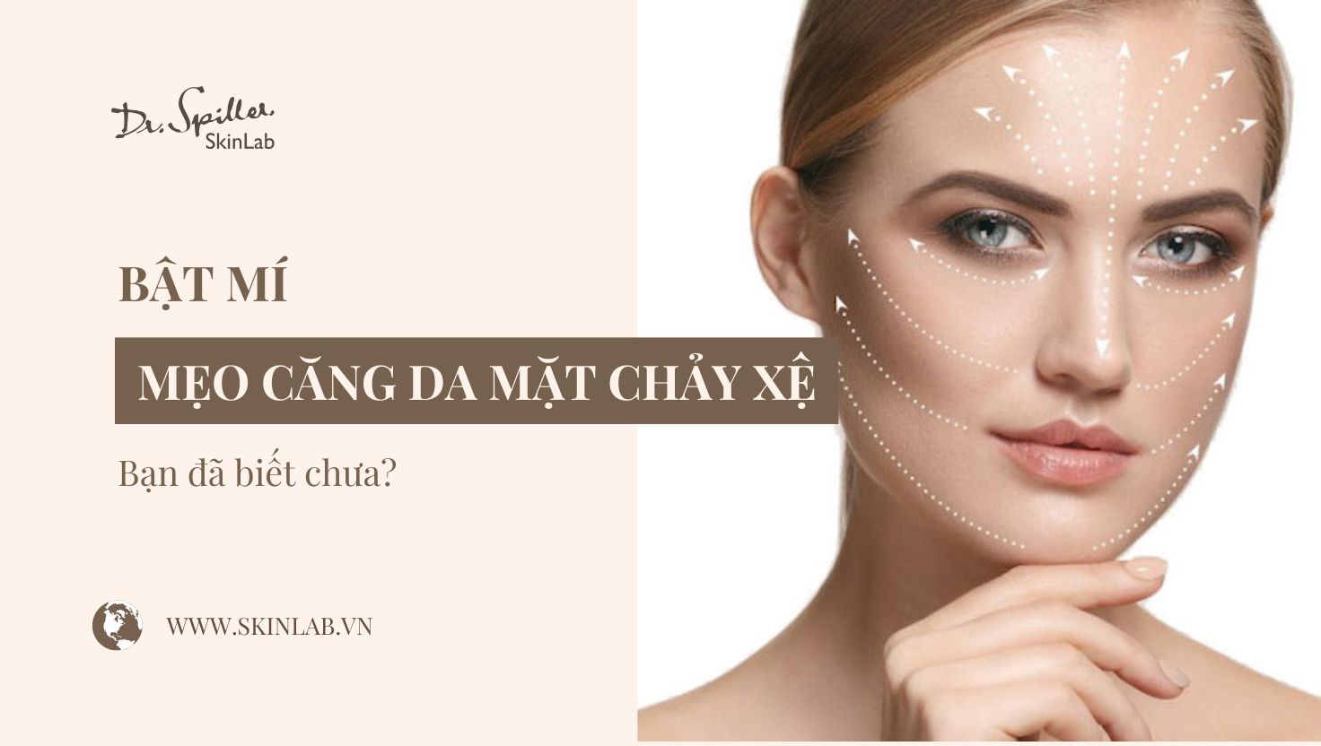 Mẹo căng da mặt chảy xệ hiệu quả và an toàn