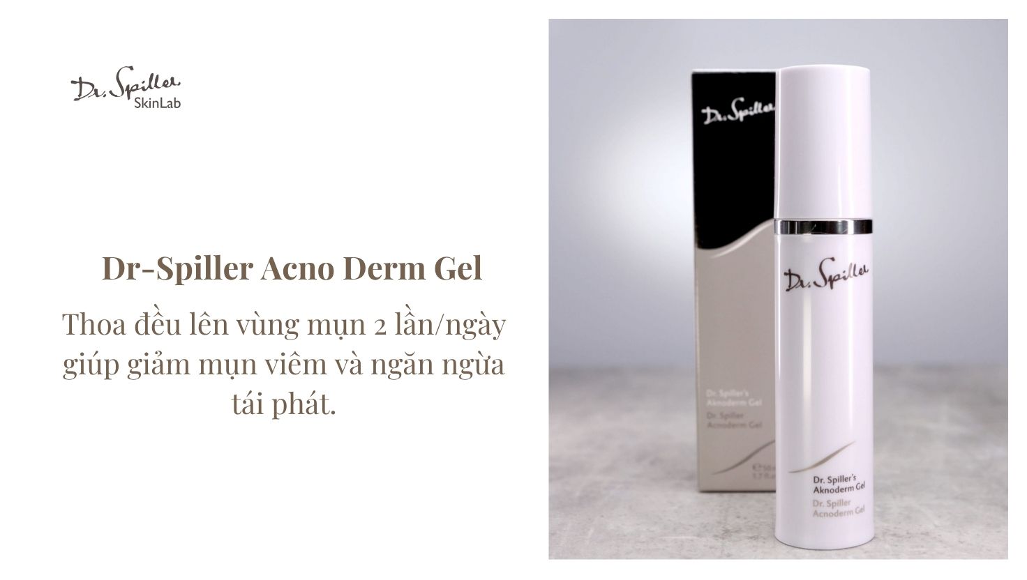 Giải pháp chuyên sâu từ Dr‑Spiller cho mụn do thay đổi hormone