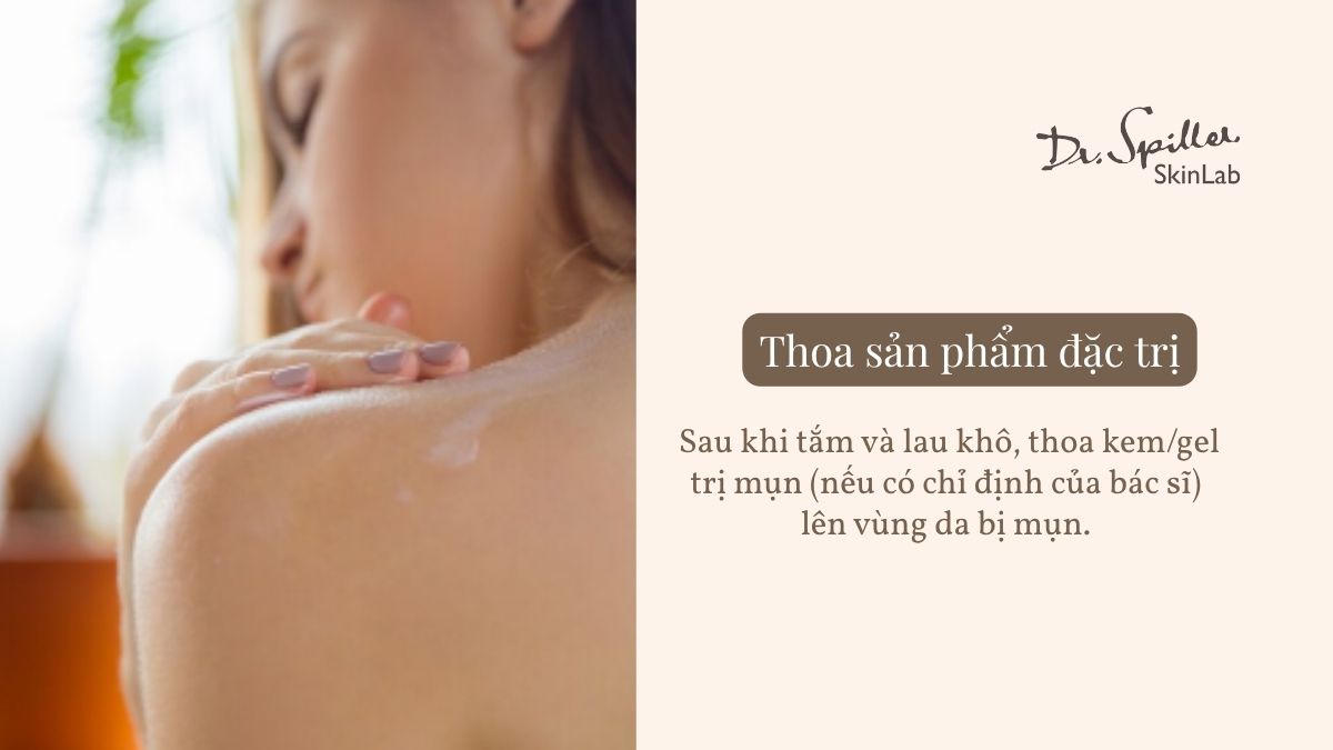 Routine chăm sóc da lưng hàng ngày