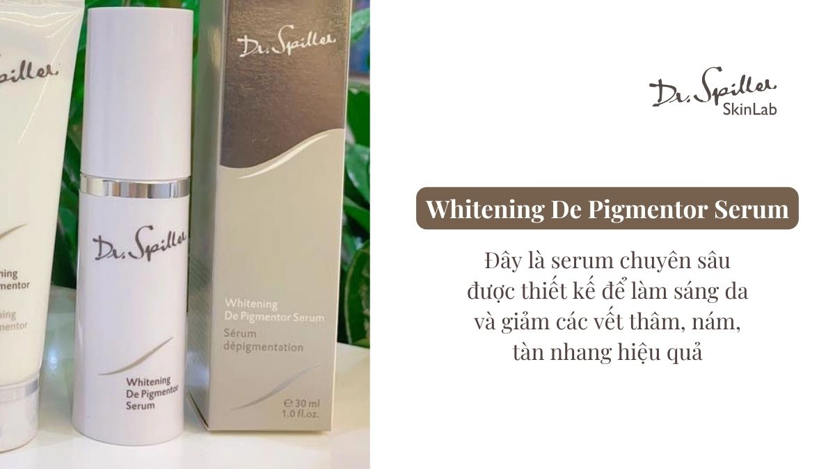 Các sản phẩm của Dr-Spiller.vn có chứa Niacinamide để trị thâm mụn
