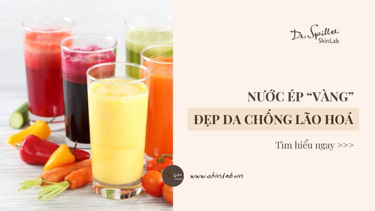 Lợi ích vượt trội của nước ép giúp đẹp da chống lão hóa