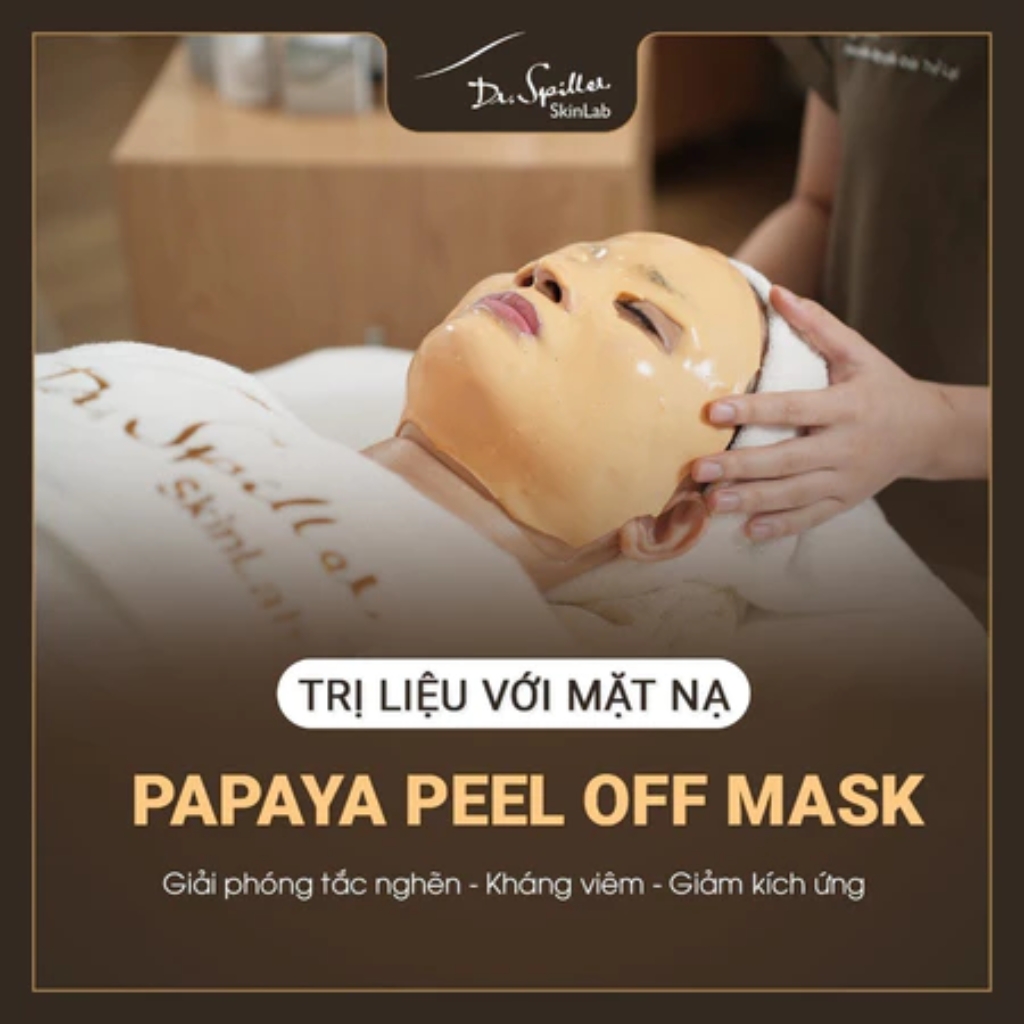 Da hỗn hợp – Vùng chữ T nhờn, hai má khô nên dùng papaya peel-off mask