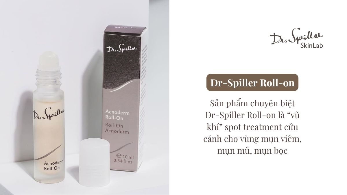 Các bước dưỡng chuyên sâu vào buổi tối với sản phẩm Dr‑Spiller