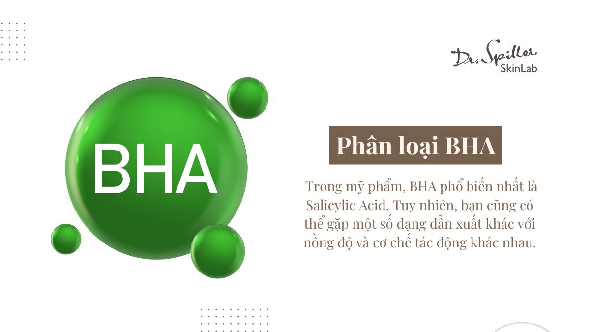 Phân loại BHA thường gặp trong sữa rửa mặt