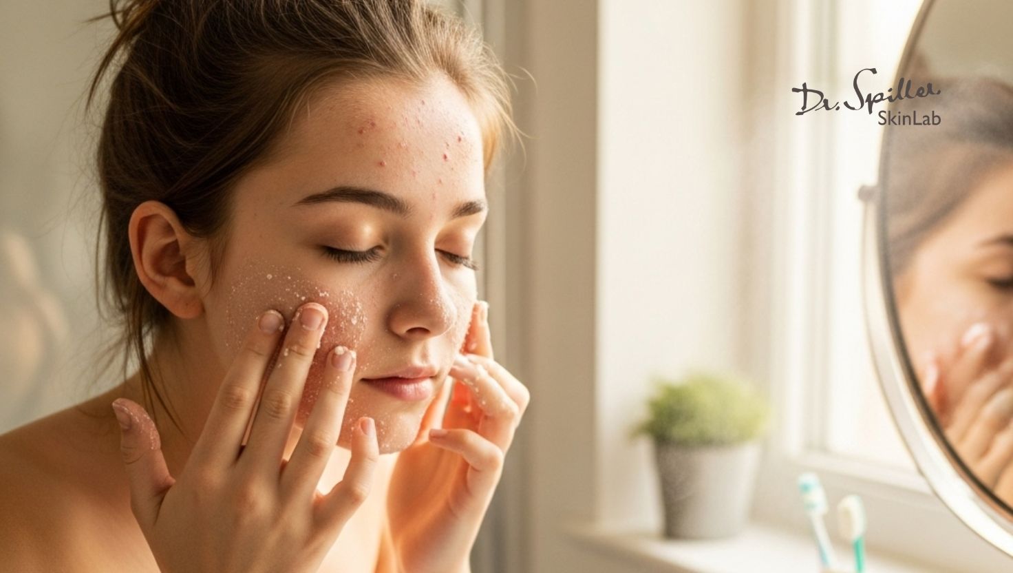 Tác dụng của việc tẩy tế bào chết đối với da mụn