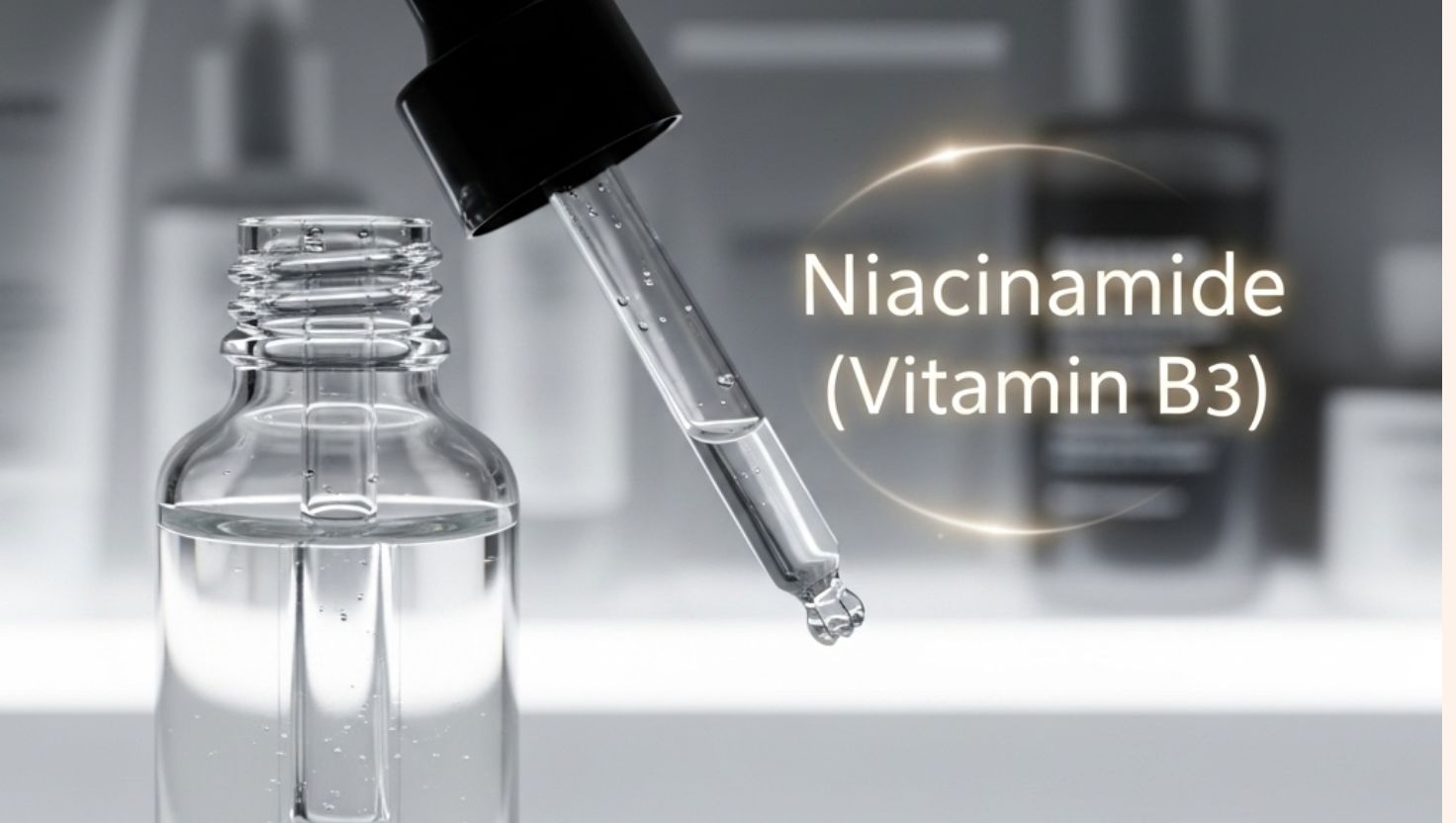 Niacinamide, hay Vitamin B3, là một thành phần có tác dụng tuyệt vời trong việc cải thiện tình trạng da lão hóa