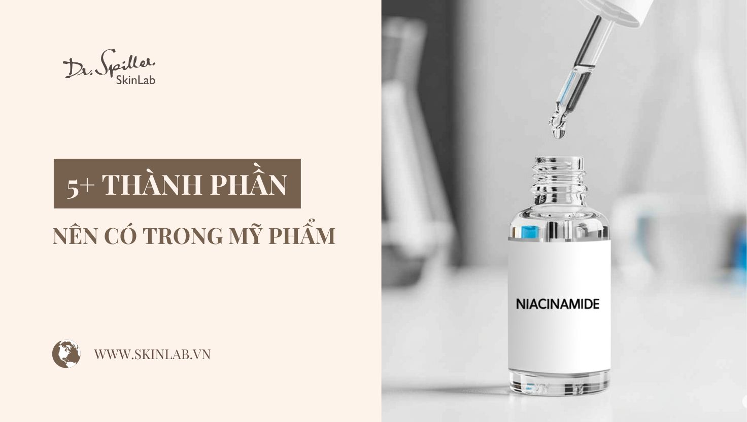 5+ Thành phần trong mỹ phẩm chống lão hóa, ngừa nếp nhăn hiệu