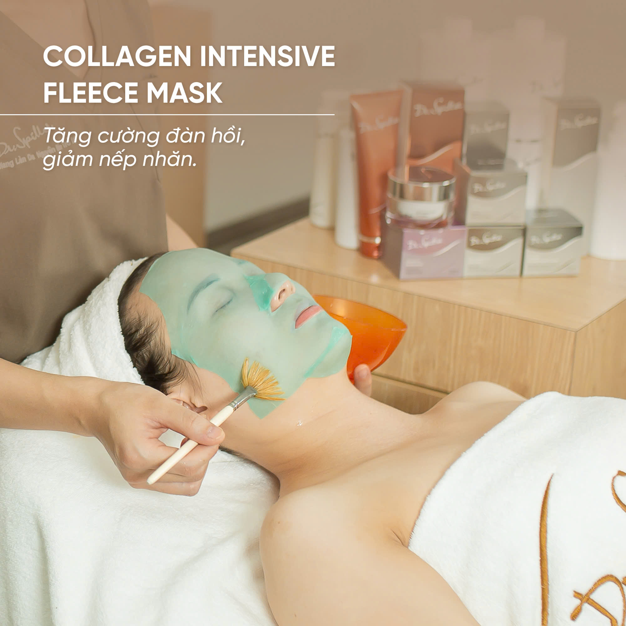 Collagen Fleece Mask With Aloe Vera – Phục hồi, cấp nước sâu