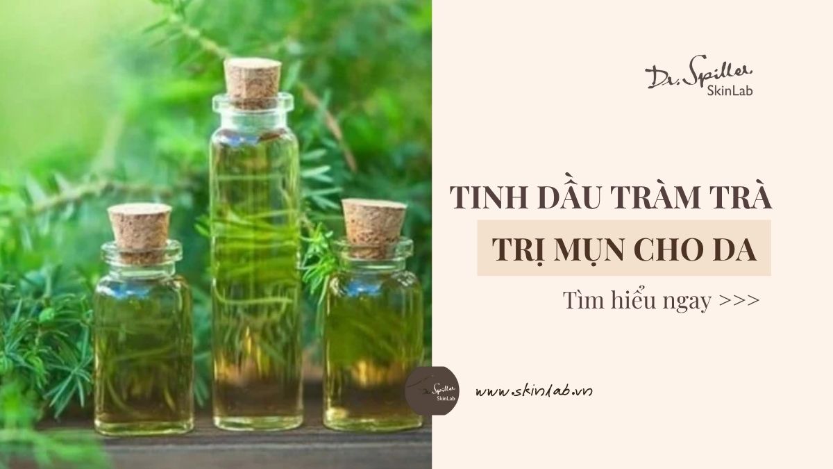 Trị mụn bằng tinh dầu tràm trà: Giải pháp thiên nhiên an toàn