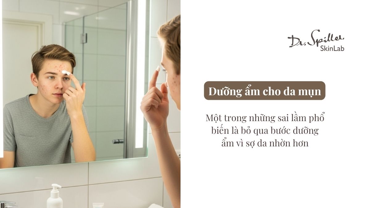 Quy trình chăm sóc da mụn cho nam tại nhà hiệu quả