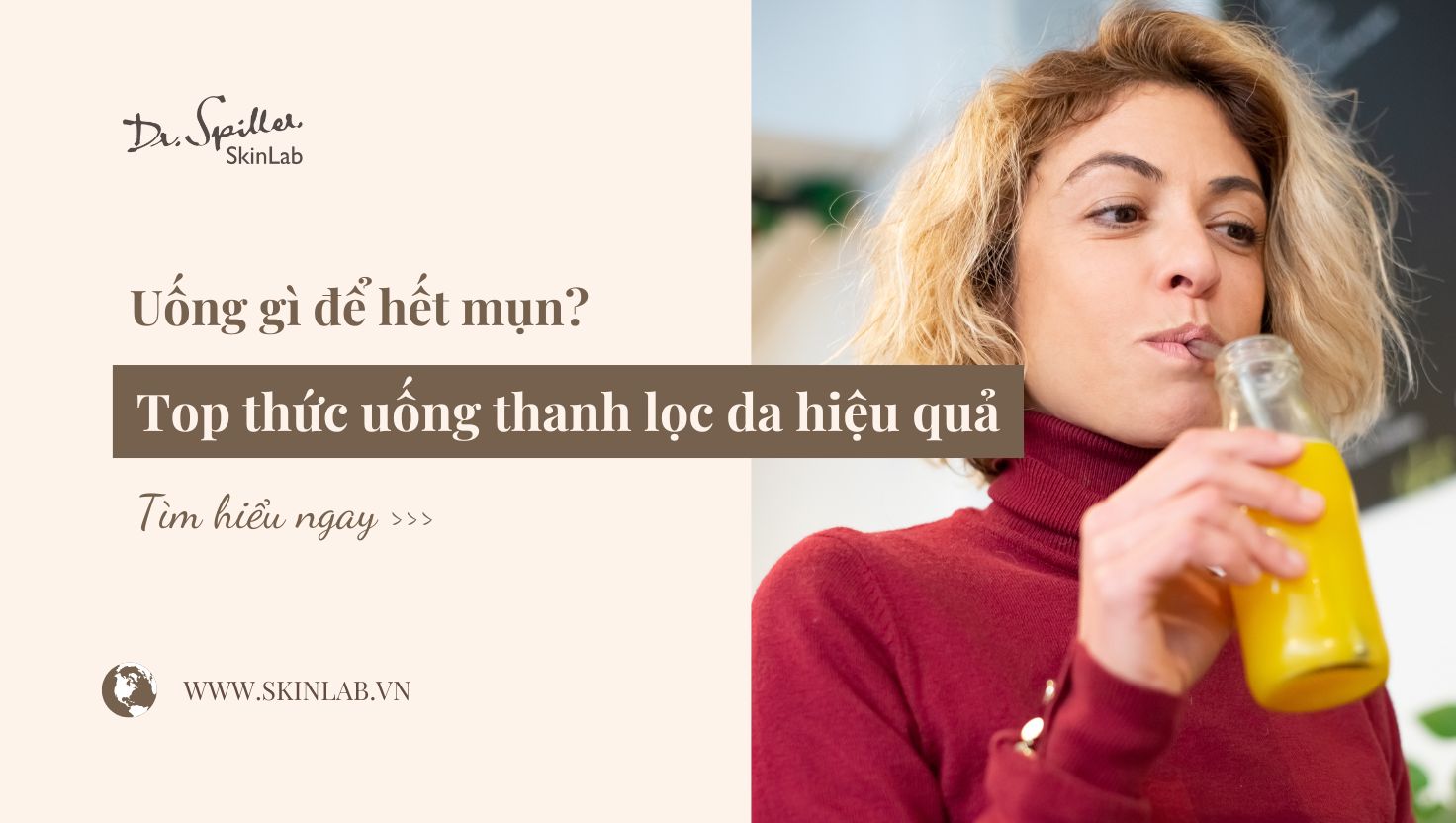 Uống gì để hết mụn