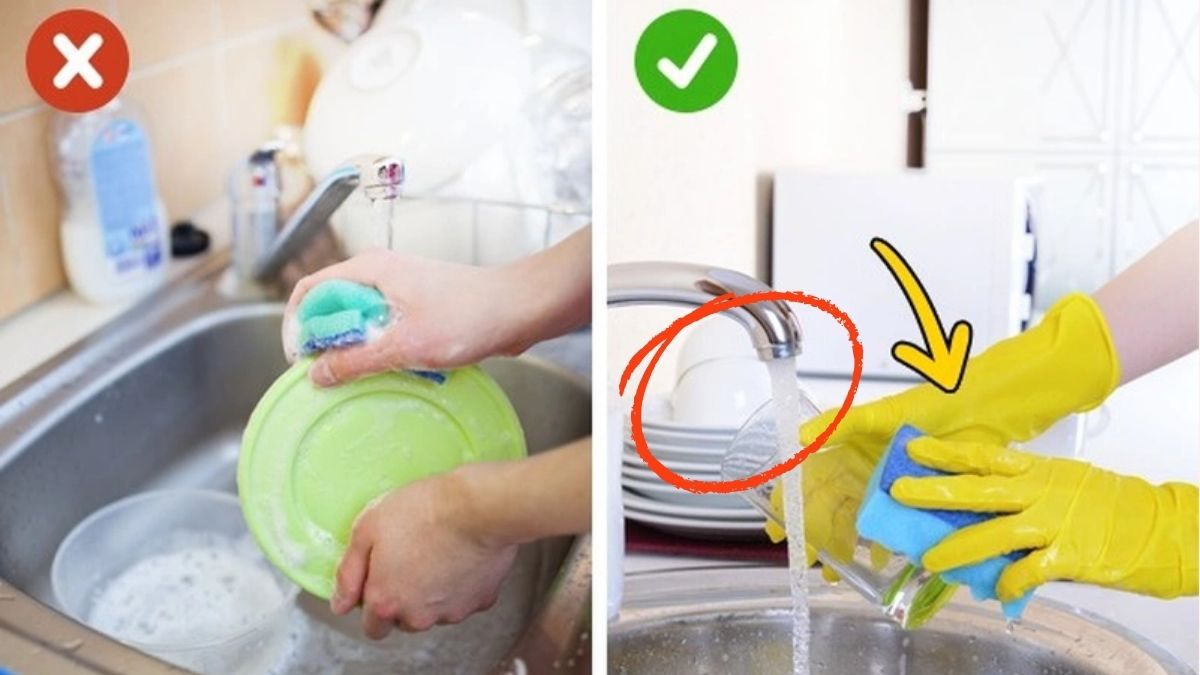 Hạn chế tiếp xúc nước và hóa chất