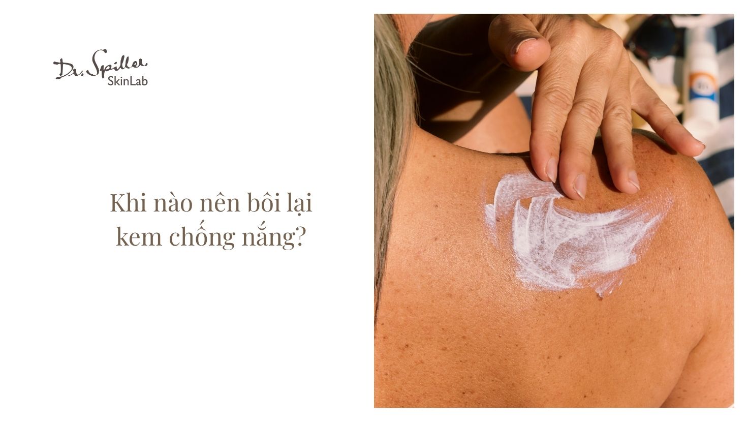 Các bước chuẩn xác khi bôi lại kem chống nắng