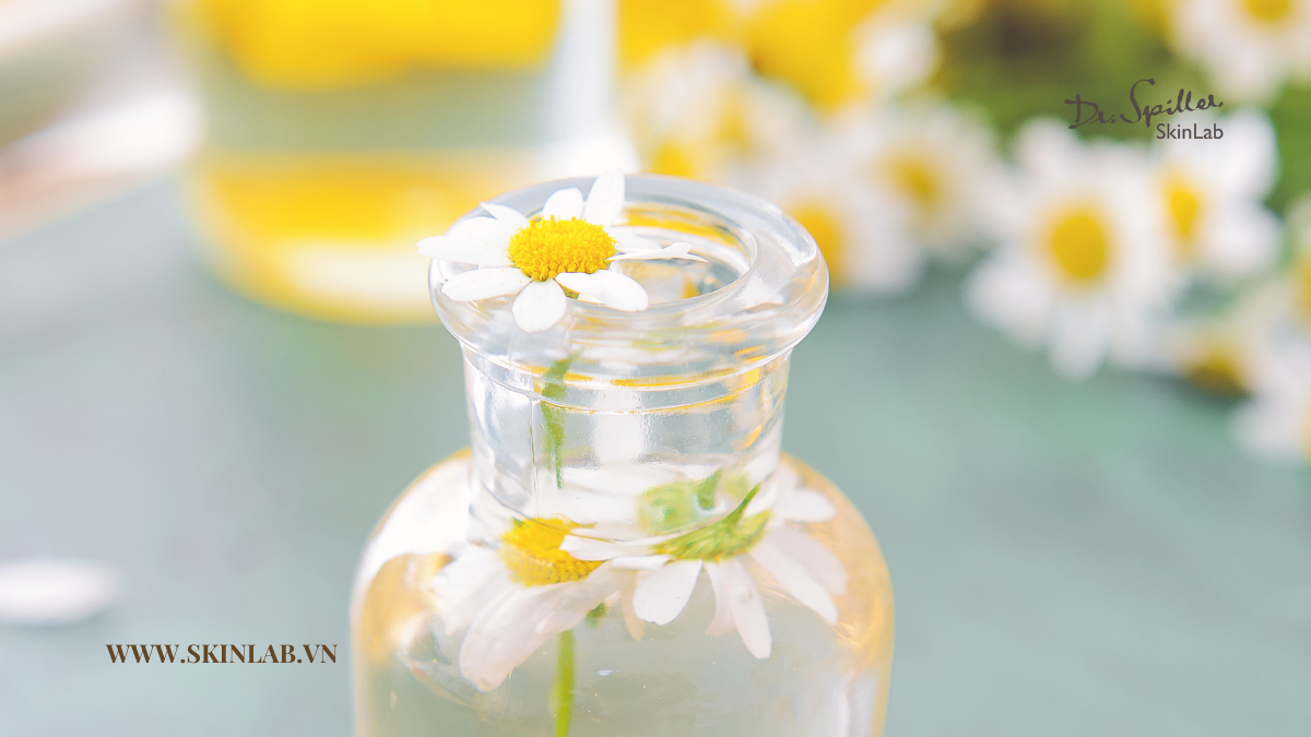 Azulen có tác dụng chống viêm và giảm mẩn đỏ, giúp xoa dịu các kích ứng.