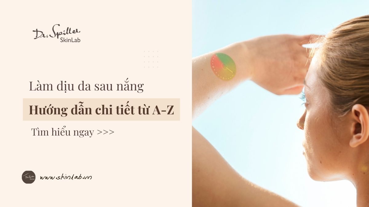 Cách làm dịu da sau nắng