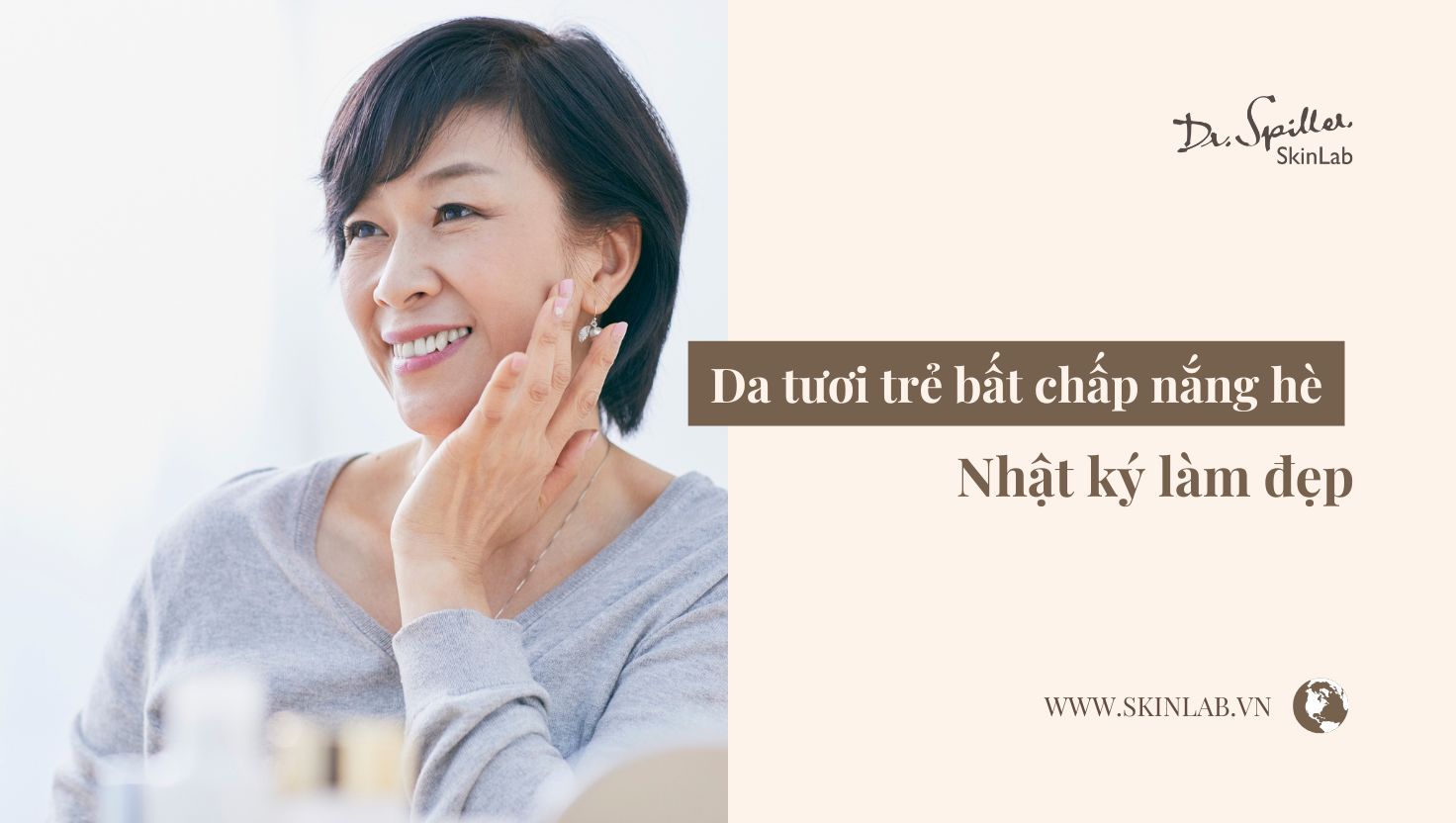 chống lão hoá mùa hè