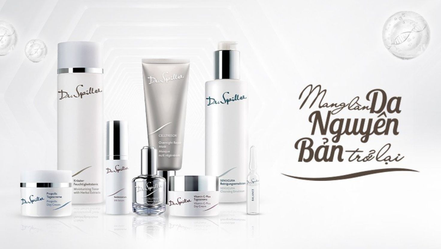 Với các thương hiệu đáng tin cậy như Dr-Spiller Skinlab, việc chăm sóc da sẽ trở nên dễ dàng hơn.