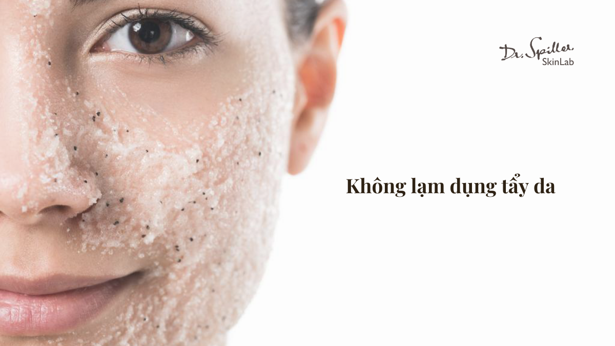 Da nhạy cảm nên tránh gì liên quan đến quy trình làm sạch?