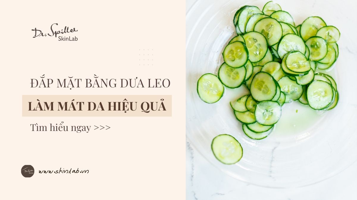 đắp dưa leo làm mát