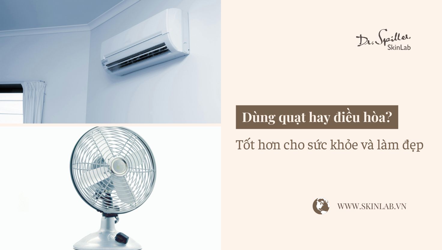 Quạt và điều hòa: Sự khác biệt cơ bản