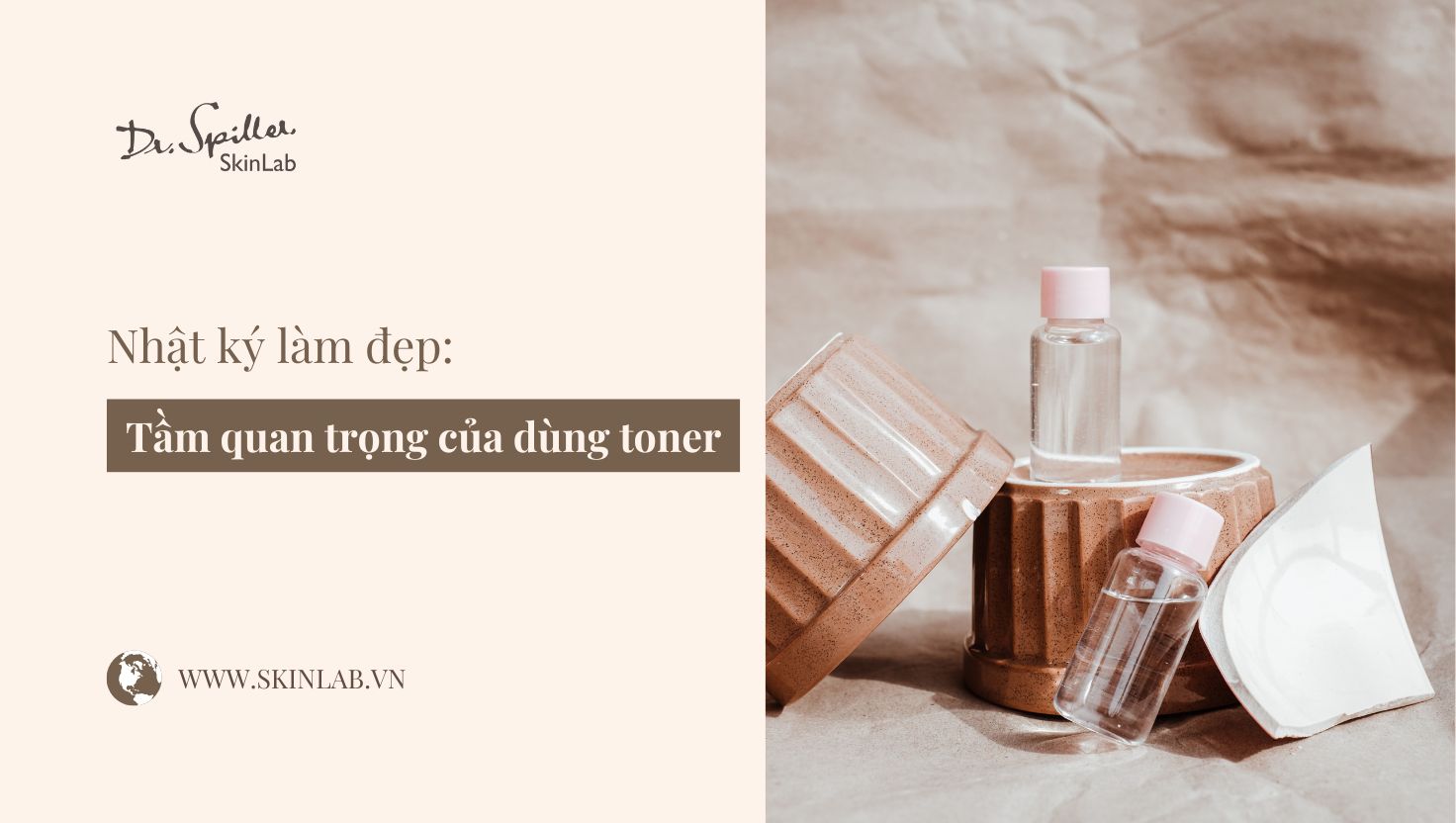 dùng toner dịu nhẹ
