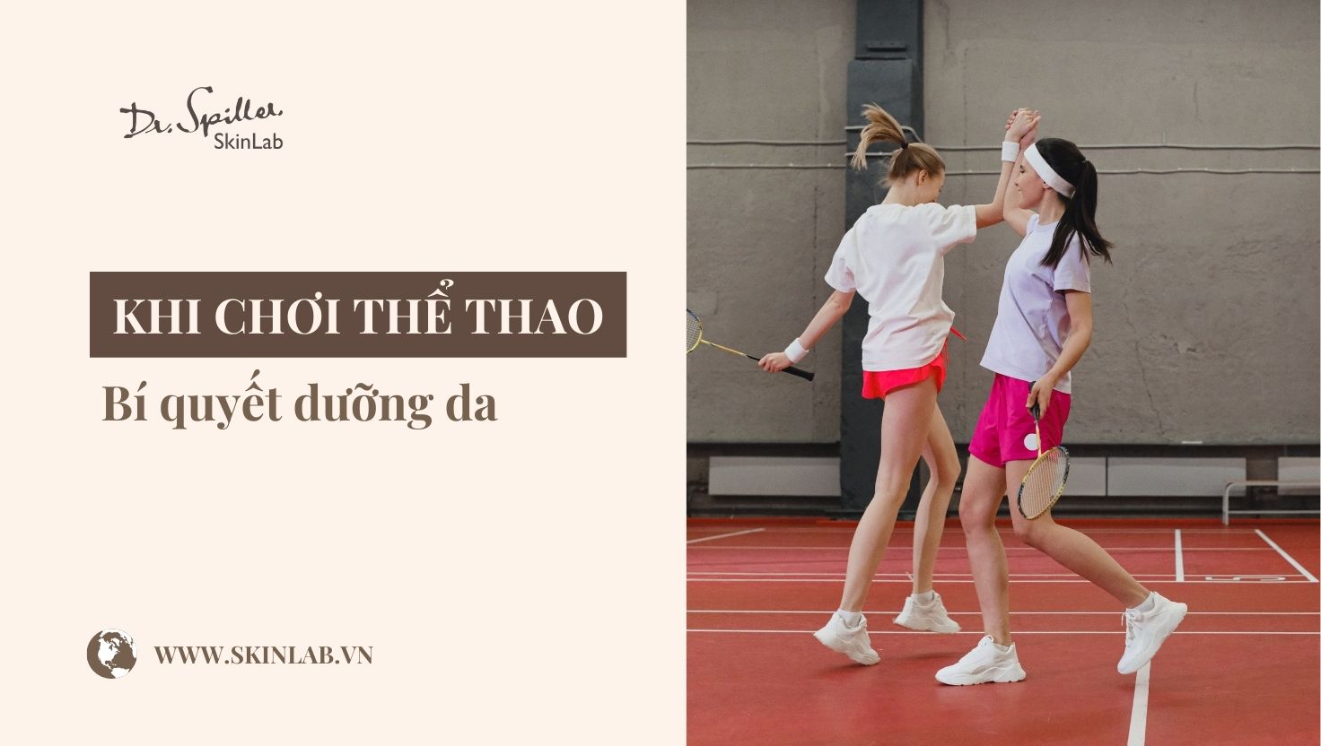 dưỡng da khi chơi thể thao