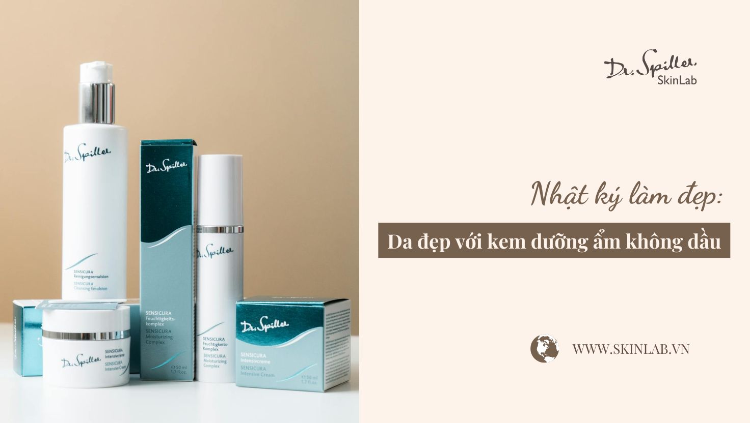 kem dưỡng ẩm không dầu