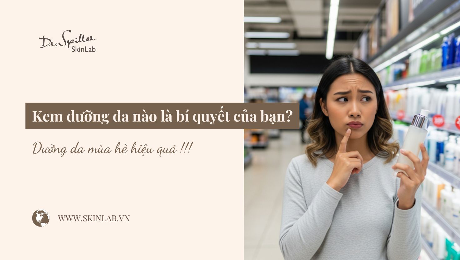 kem dưỡng da mùa hè