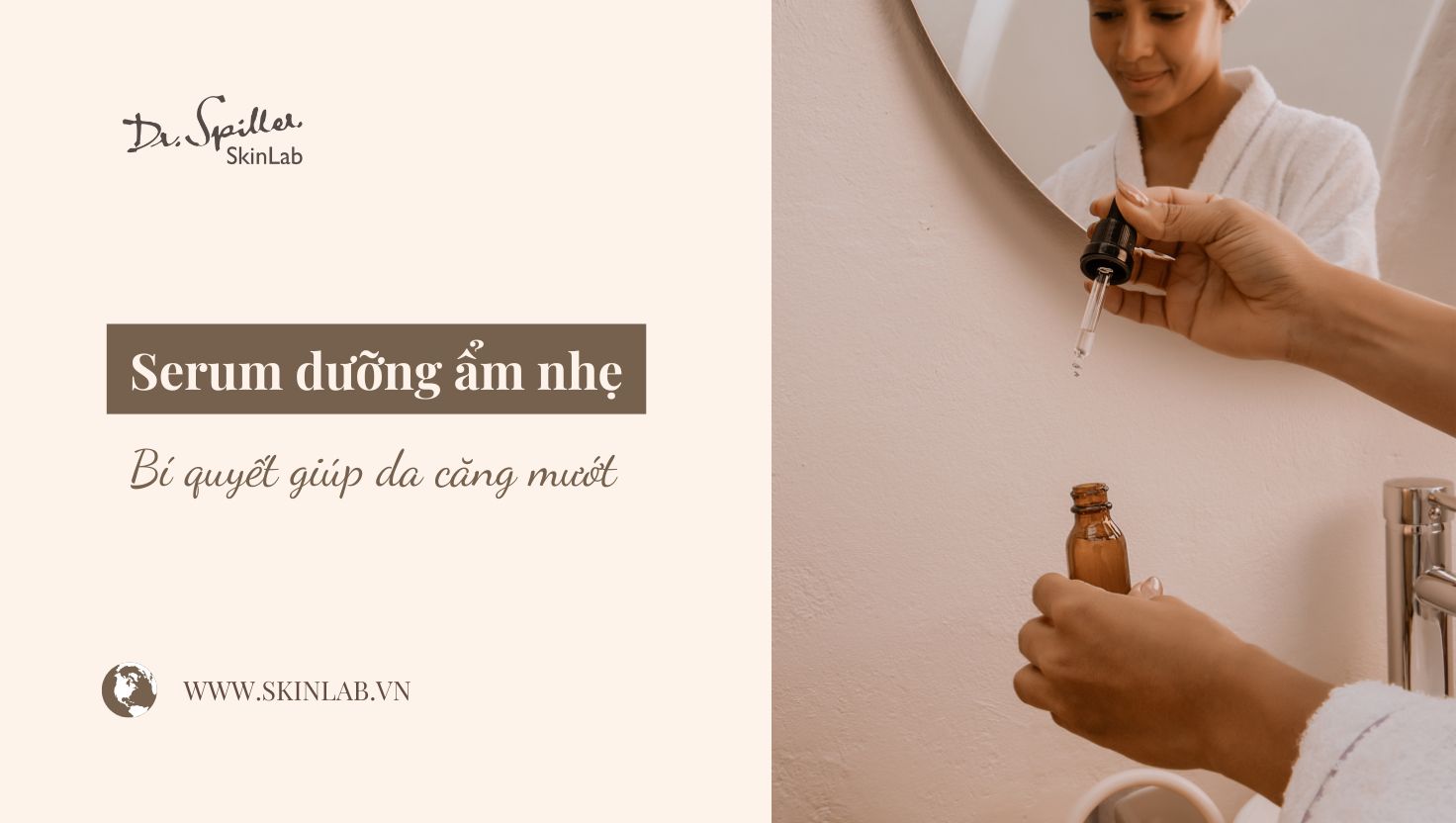 serum dưỡng ẩm nhẹ